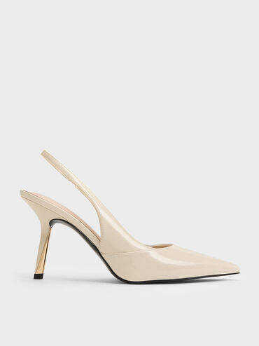Taylen Slingback Pumps, Beige, hi-res