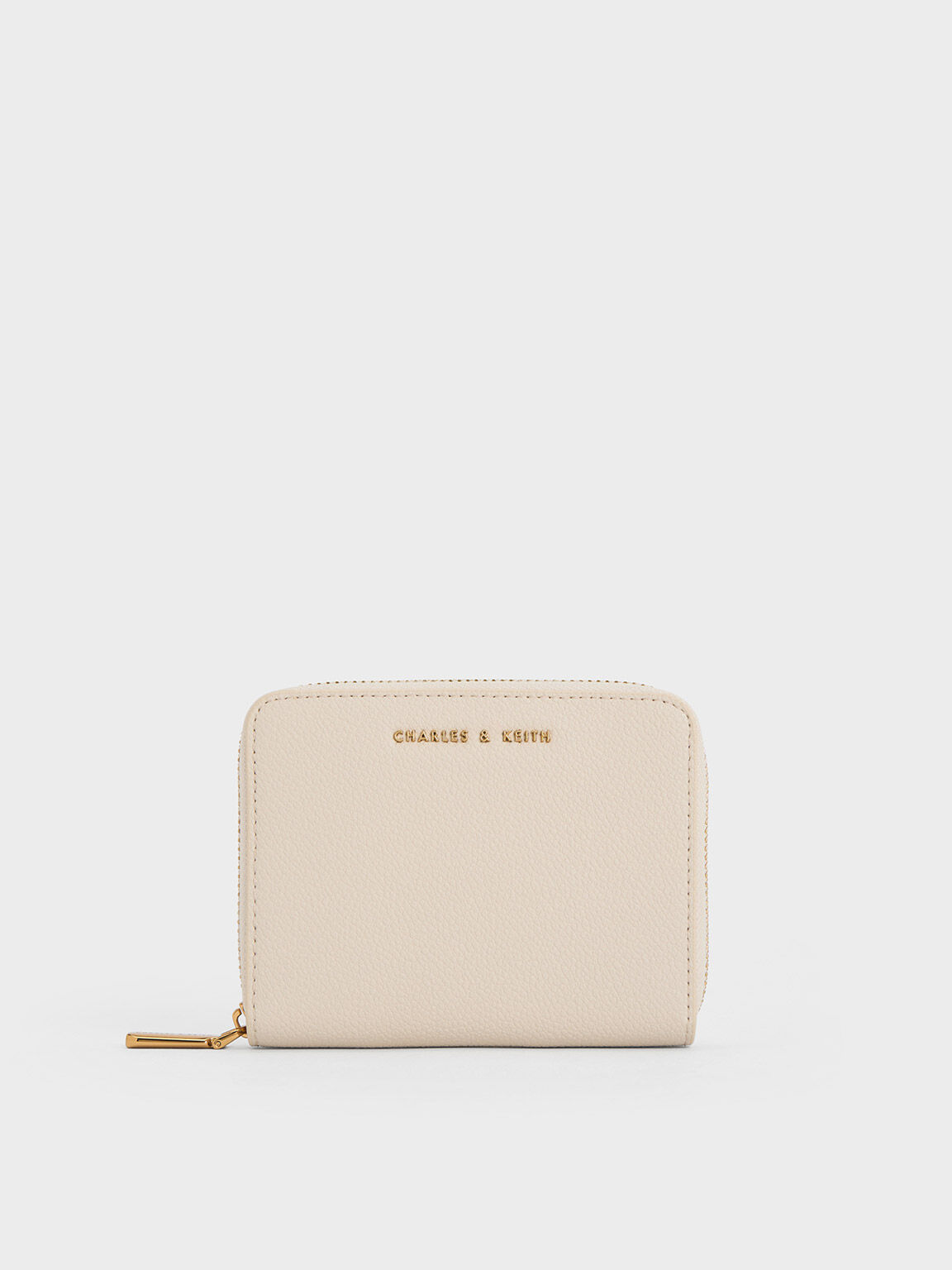 Ivory Dulcie Zip-Around Square Wallet - CHARLES & KEITH TH
