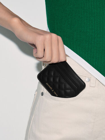 Quilted Multi-Slot Card Holder, , hi-res