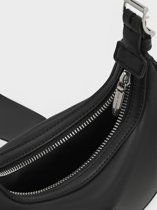 Trice Metallic Accent Belted Shoulder Bag, , hi-res