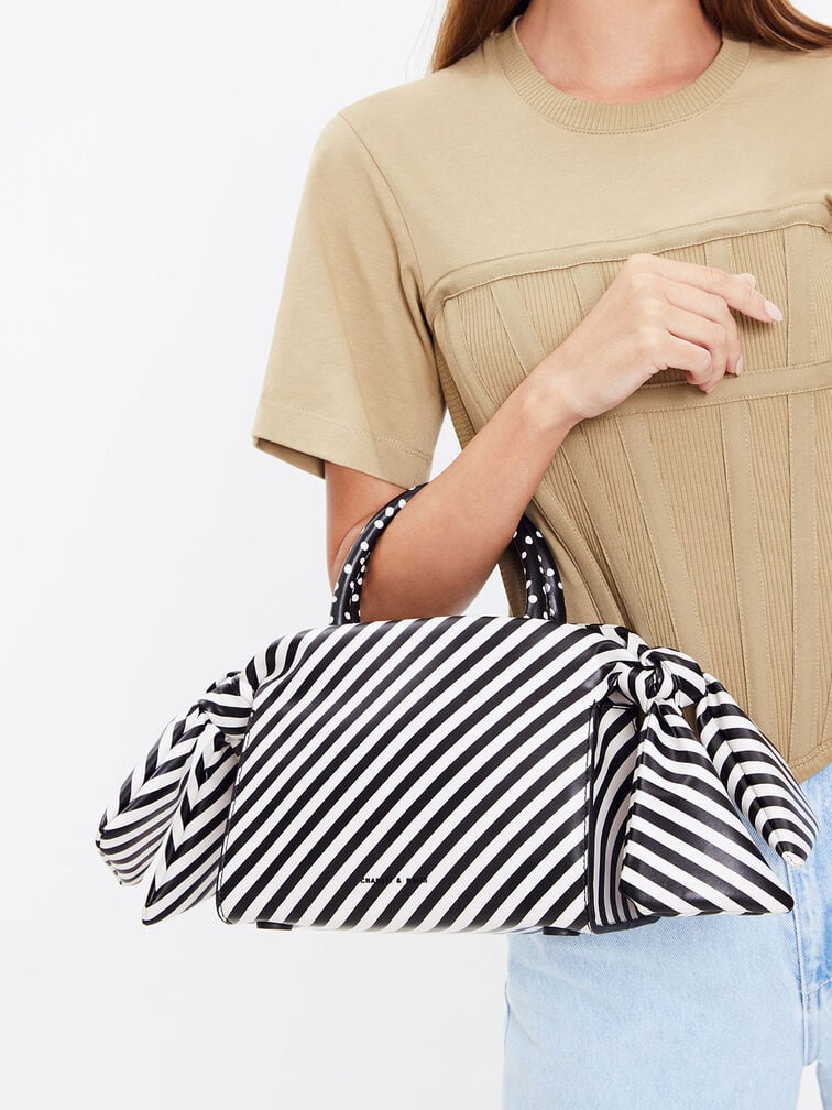 Bow Trapeze Tote Bag, , hi-res