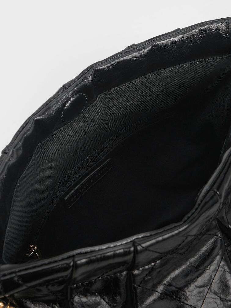 Duo Double Chain Hobo Bag, , hi-res