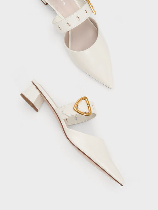 Sepphe Cut-Out Heeled Mules, , hi-res