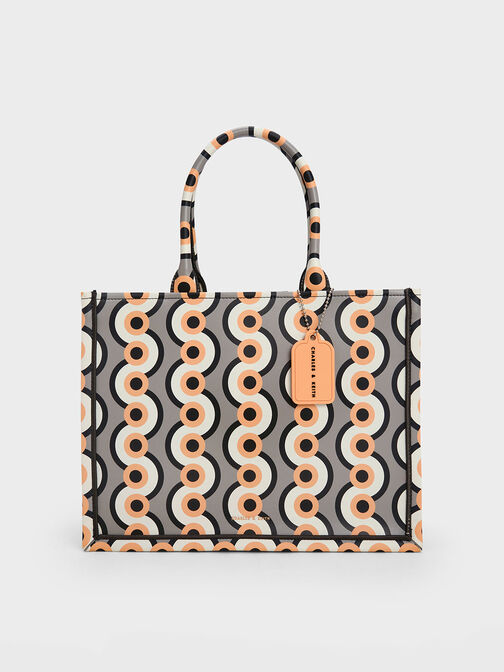 Jump Print Tote Bag, , hi-res