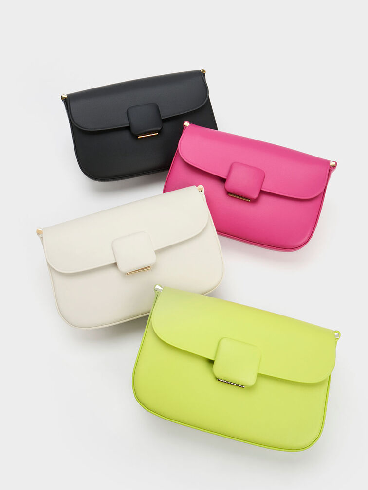 Koa Square Push-Lock Shoulder Bag, , hi-res
