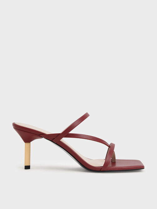 Toe Loop Blade Heel Sandals, , hi-res