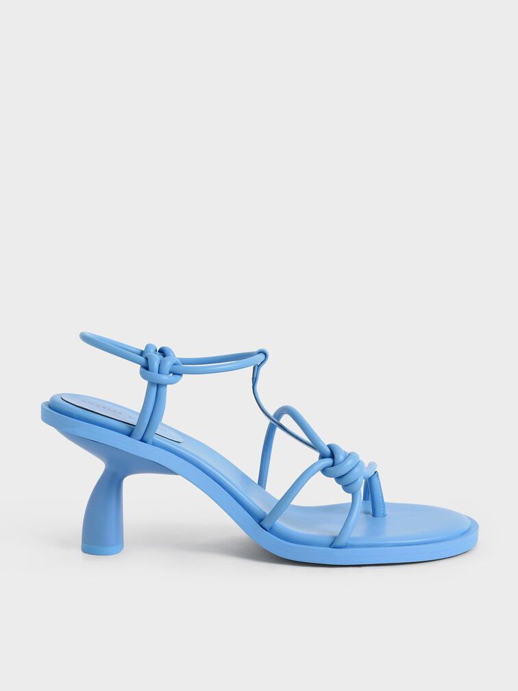 Alma Strappy Knotted Thong Sandals, , hi-res