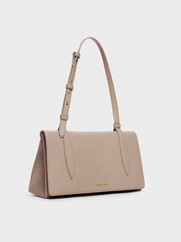 Allyn Shoulder Bag, Taupe, hi-res