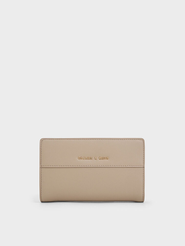 Cadence Top-Zip Wallet, Taupe, hi-res