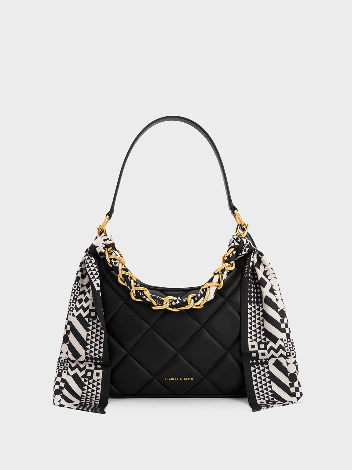 Charles & keith hotsell oversized chain strap bag
