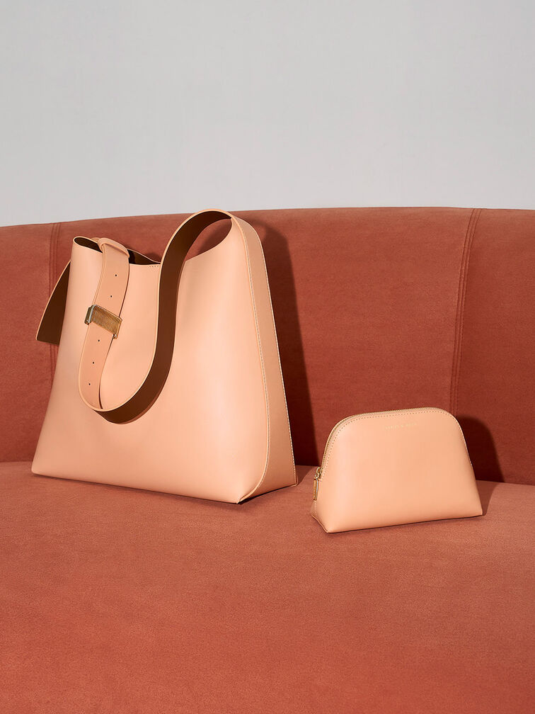 Edna Tote Bag, สีส้ม, hi-res