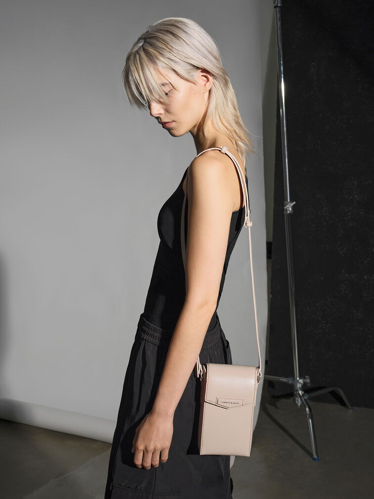 Mini Adelie Envelope Elongated Bag, Oat, hi-res