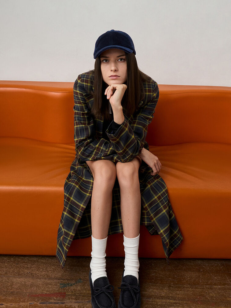 Velvet Cap, Dark Blue, hi-res