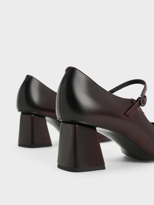 Pointed-Toe Mary Jane Pumps, , hi-res