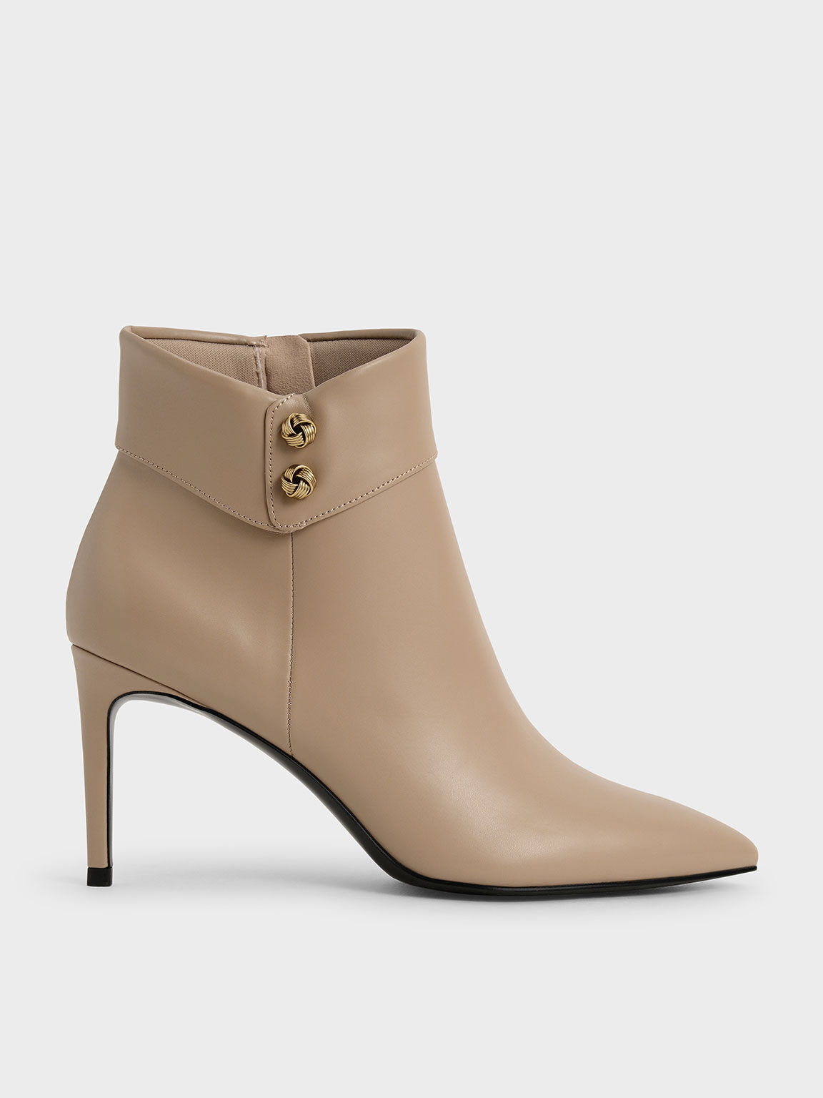 beige stiletto ankle boots