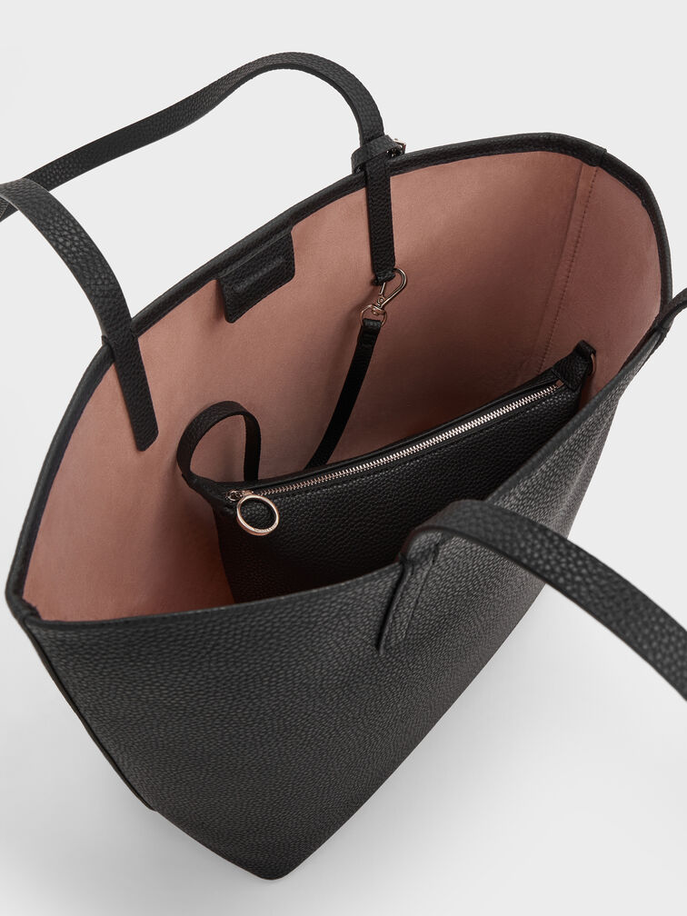 Beryl Tote Bag, Noir, hi-res