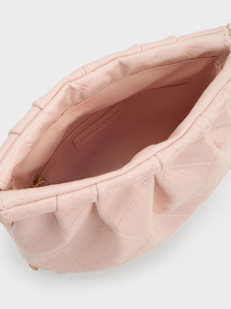 Duo Chain-Handle Two-Way Backpack, Soft Pink, hi-res