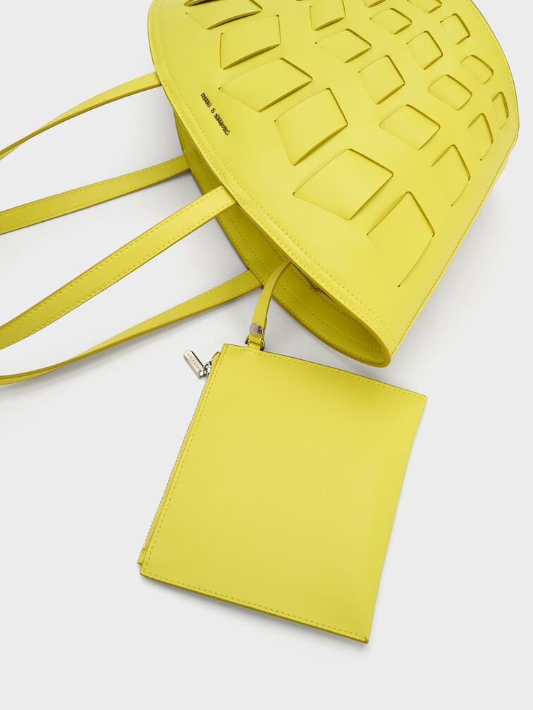 Panelled Tote Bag, , hi-res