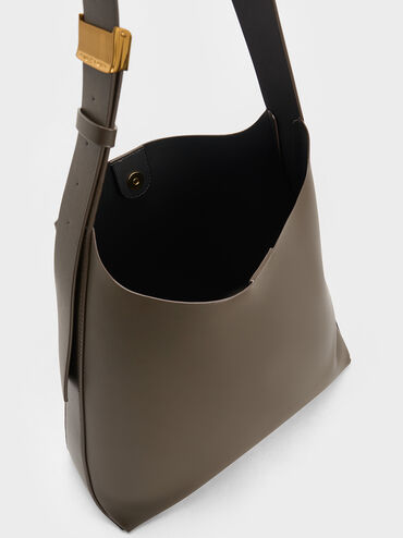 Edna Tote Bag, Dark Moss, hi-res