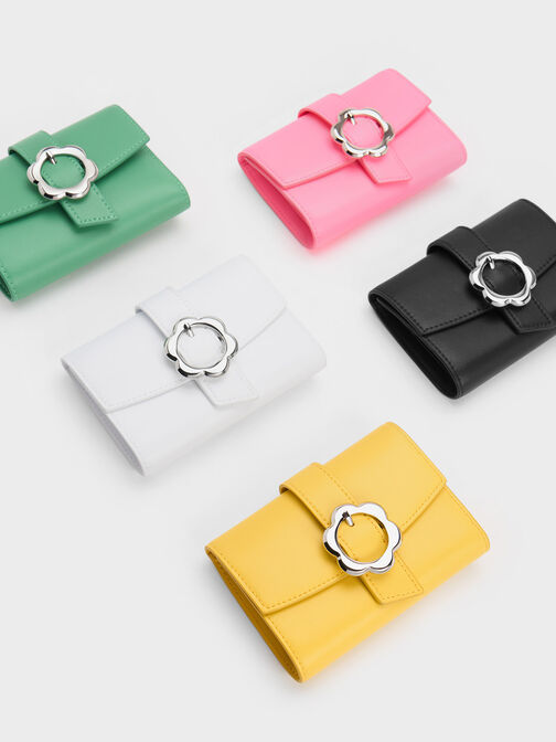 Petra Flower Buckle Wallet, , hi-res