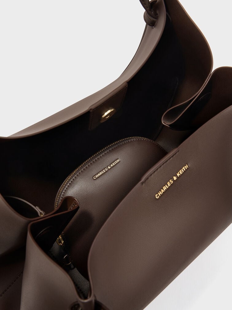 XL Calla Tote Bag, Espresso Brown, hi-res