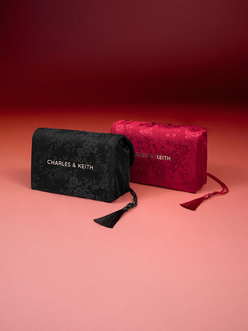 Jacquard Mini Bag, Crimson Red, hi-res