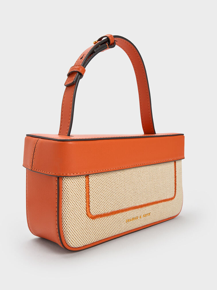 Astra Canvas Contrast Trim Boxy Bag, , hi-res