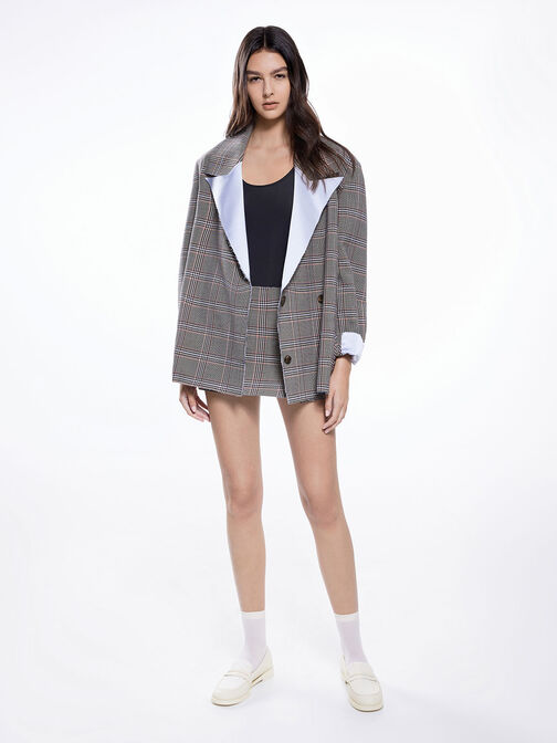 Tweed Penny Loafers, , hi-res