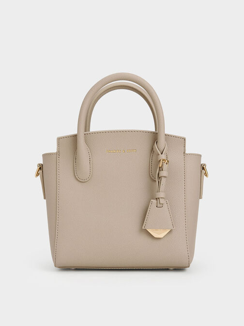 Double Handle Trapeze Tote Bag, , hi-res