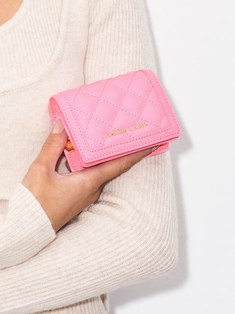 Micaela Quilted Cardholder, , hi-res