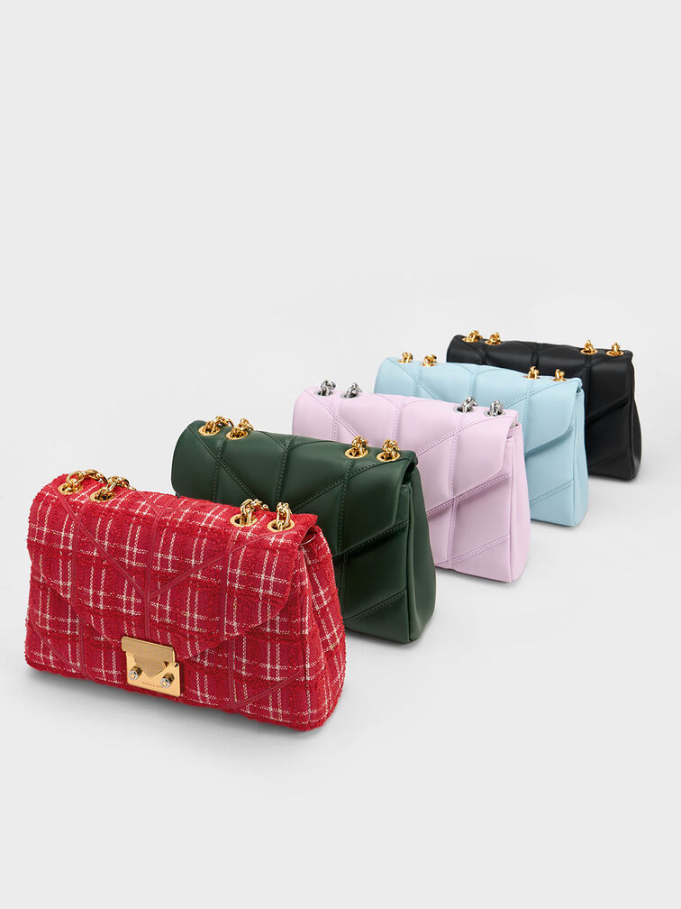 Eudora Tweed Trapeze Bag, , hi-res
