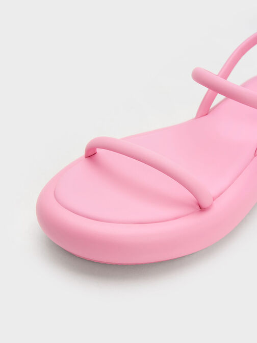 Keiko Padded Flatform Sandals, สีชมพู, hi-res