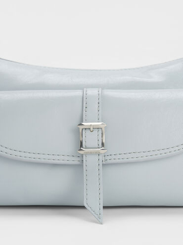 Mini Bryna Belted Hobo Bag, Sea Salt Blue, hi-res