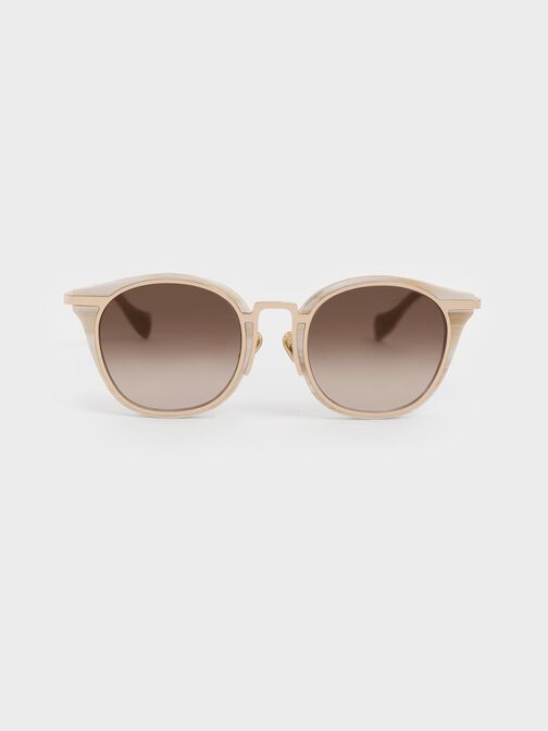 Recycled Acetate Cat-Eye Sunglasses, , hi-res
