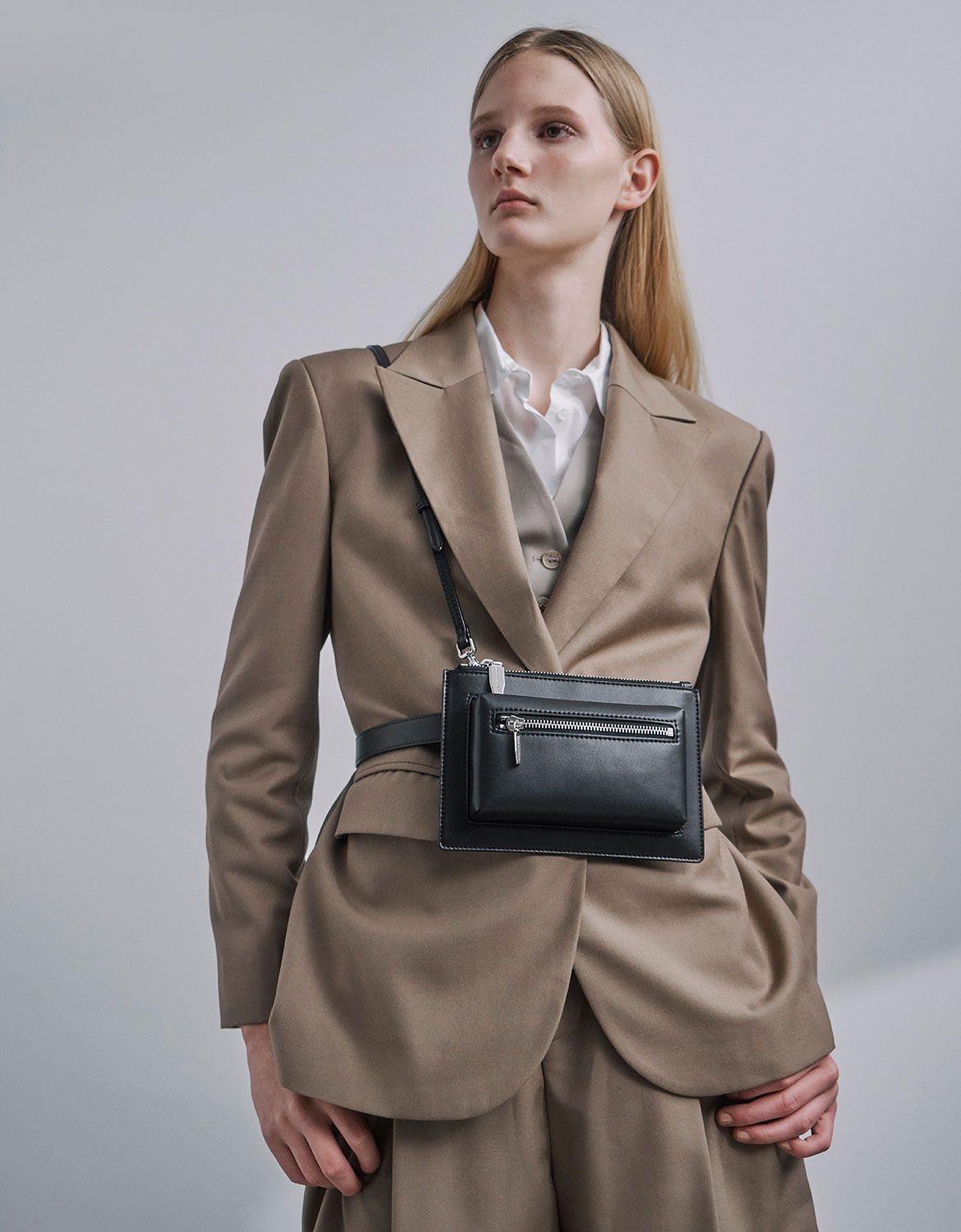 Charles keith belt new arrivals bag