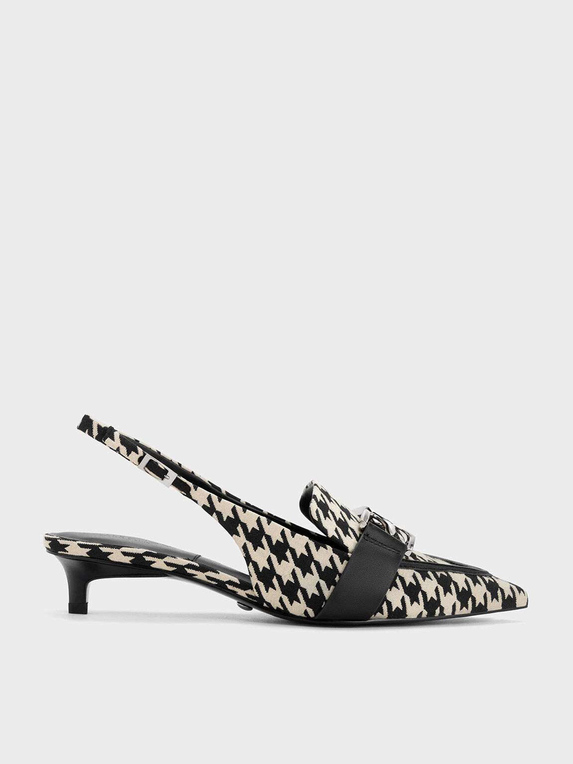 Houndstooth pumps sale