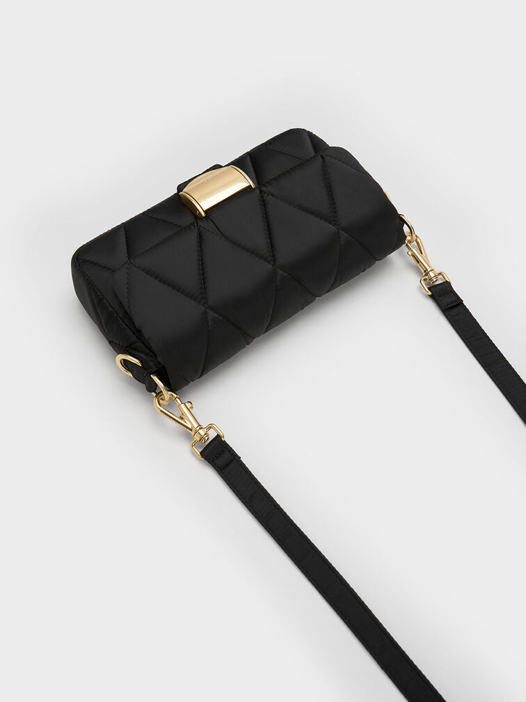 Satin Wrapped Handle Bag, , hi-res