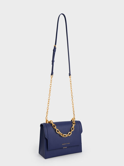 Front Flap Chain Handle Bag, , hi-res