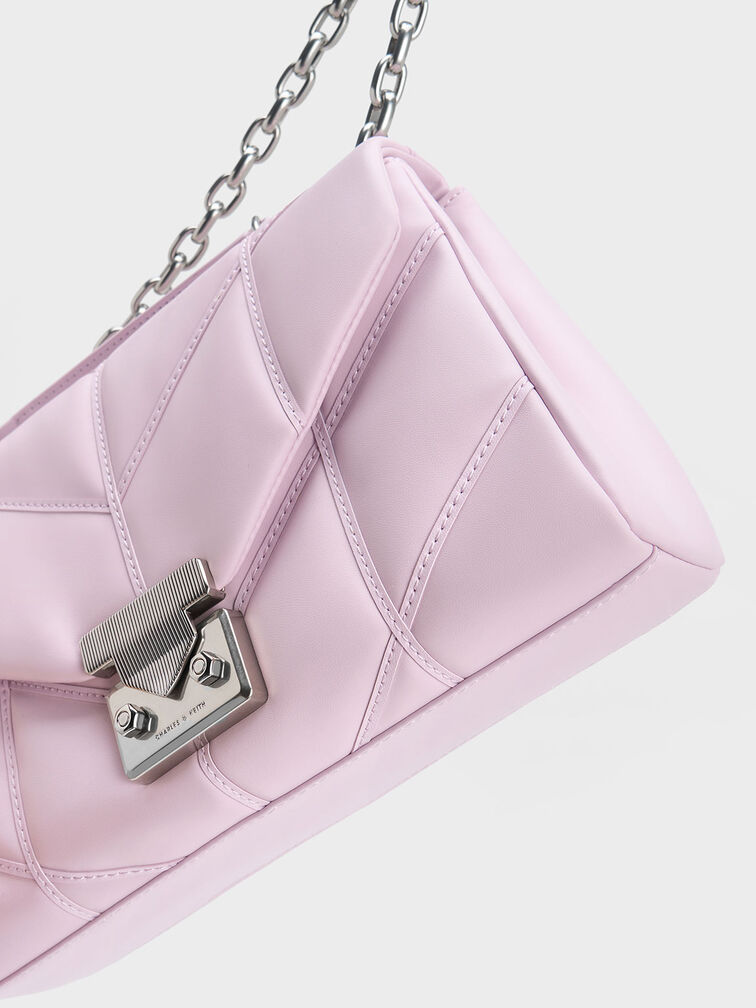 Eudora Chevron Trapeze Bag, , hi-res