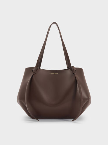 Large Calla Tote Bag, Espresso Brown, hi-res