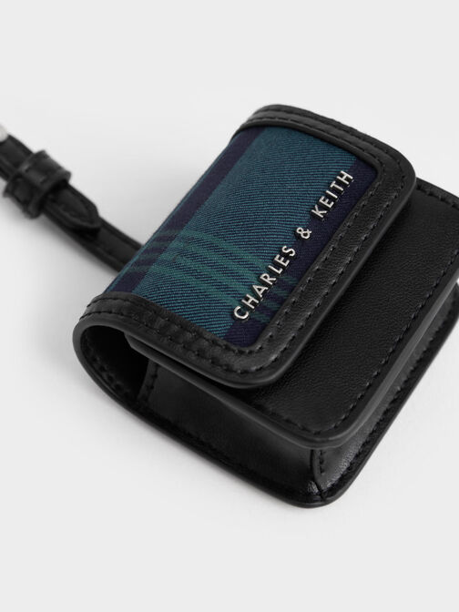 Tartan Print AirPods Pouch, , hi-res