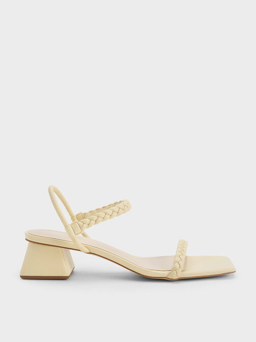 Braided Back Strap Sandals, , hi-res