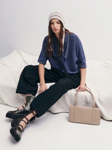 Allyn Shoulder Bag, Taupe, hi-res