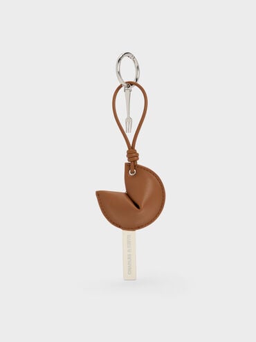 Fortune Cookie Charm, Brown, hi-res