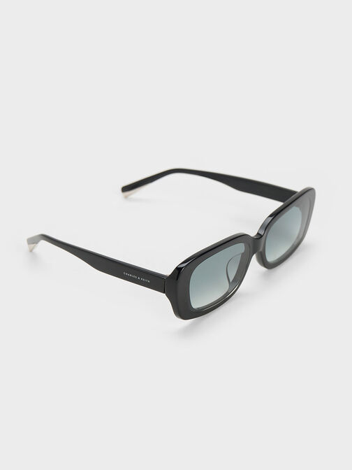 Rectangular Recycled Acetate Sunglasses, , hi-res
