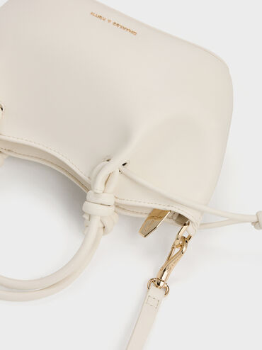 Sammie Knotted-Handle Tote Bag, Cream, hi-res