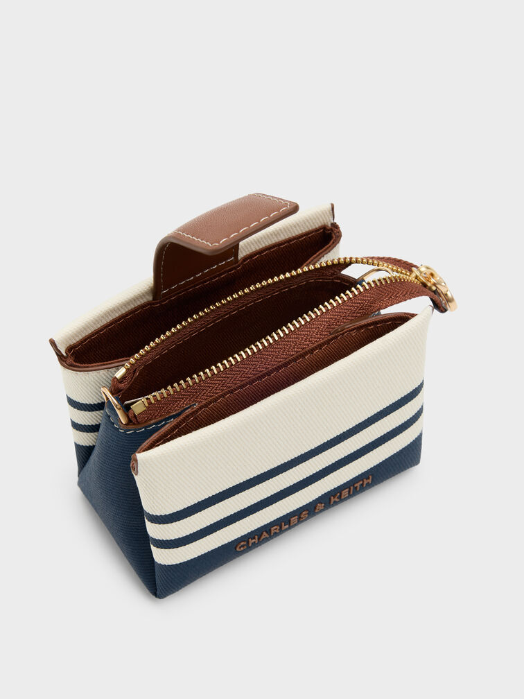 Bosie Canvas Striped Micro Bag, Multi, hi-res