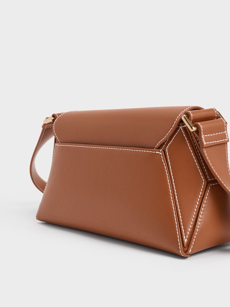 Nasrin Geometric Shoulder Bag, , hi-res