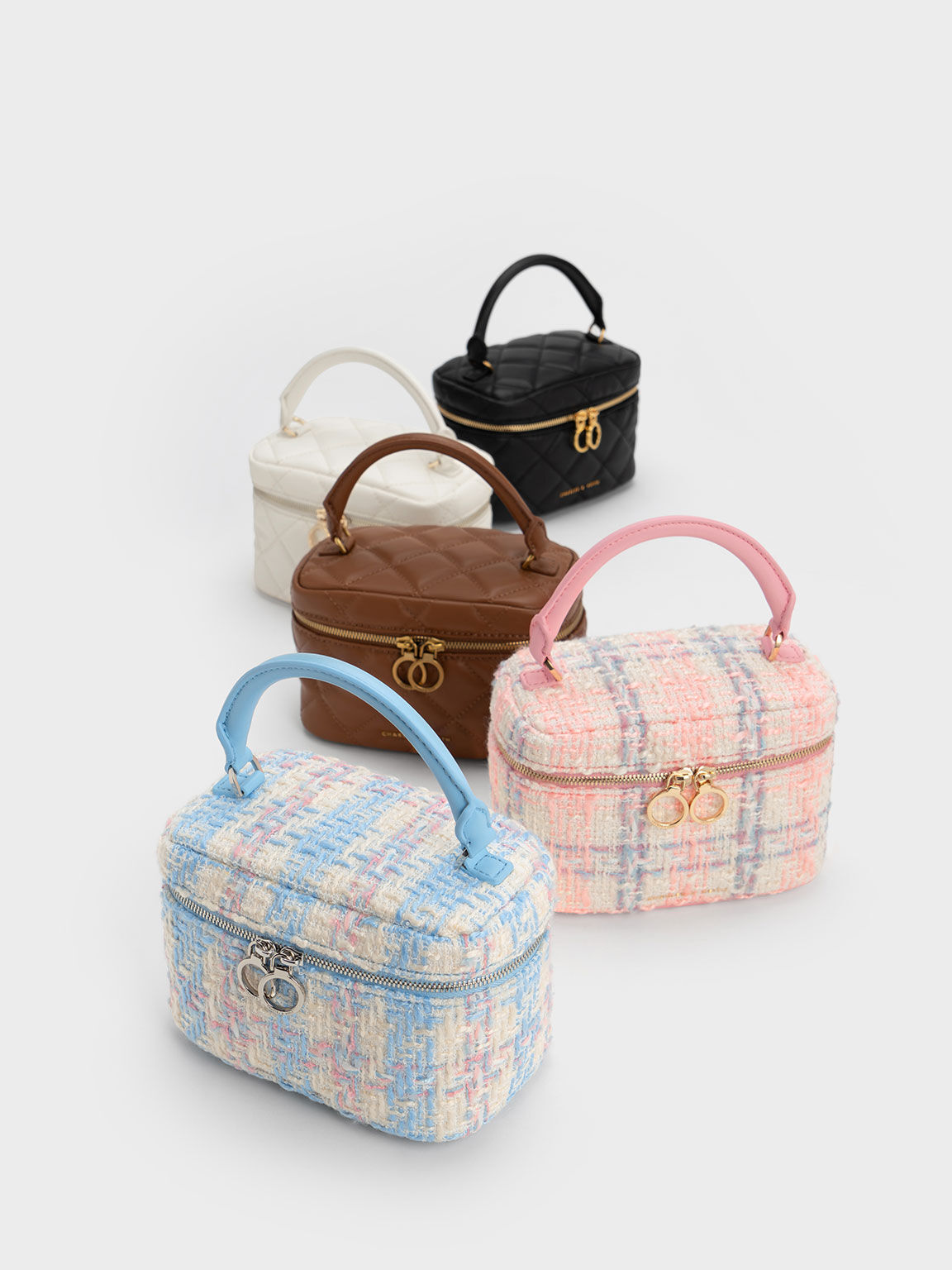 Charles and keith two way zip outlet