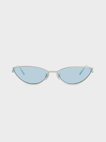 Tinted Cat-Eye Sunglasses, , hi-res